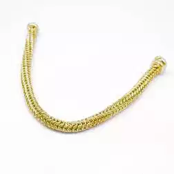 Bracciale Round Couture oro giallo 19mm x 6,2mm