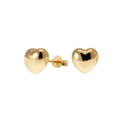 Orecchini Cuore Oro Giallo