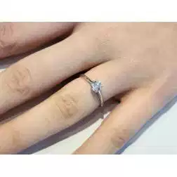 Anello Solitario SALINA 60 punti foto indossata