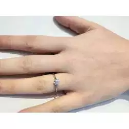 Anello Solitario SALINA 60 punti foto indossata