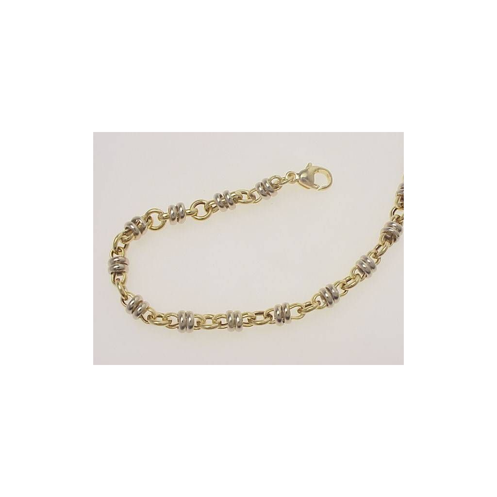 Collana bicolore 61 cm