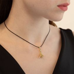 photo of worn Tour Eiffel Pendant