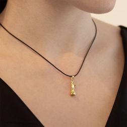 phot of worn Statue of Liberty Pendant