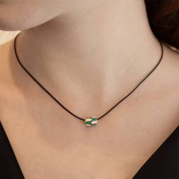 Yellow Gold and Enamel Barrel