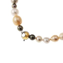 Collana Perle irregolari Australiane e Tahiti