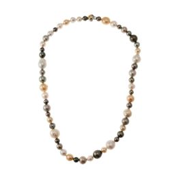 Collana Perle irregolari Australiane e Tahiti