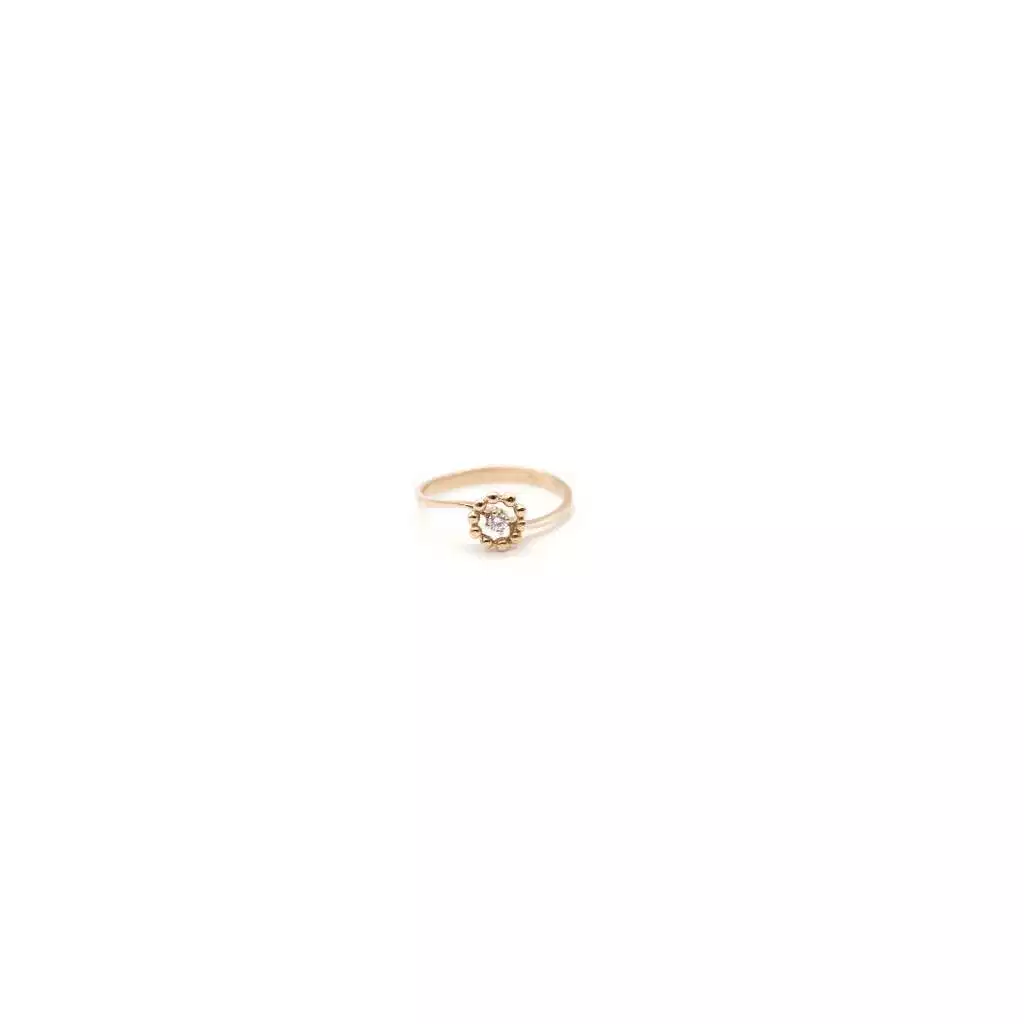 Anello Easy Flower Diamante Oro Rosa