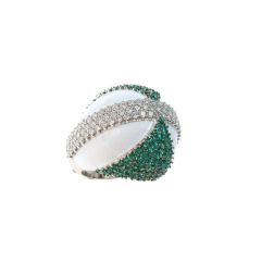 Ring Dome Emeralds