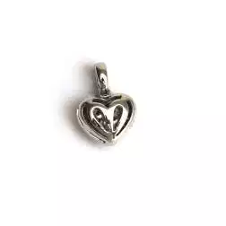 Diamonds Pavè Rounded Heart Pendant