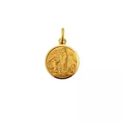 Ciondolo Medaglia Madonna di Lourdes oro giallo Misura S