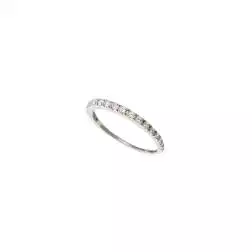Veretta Scalare 19 Diamanti su Oro Bianco 18kt