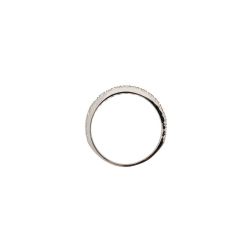 19 diamonds scalar veretta ring in 18kt White gold
