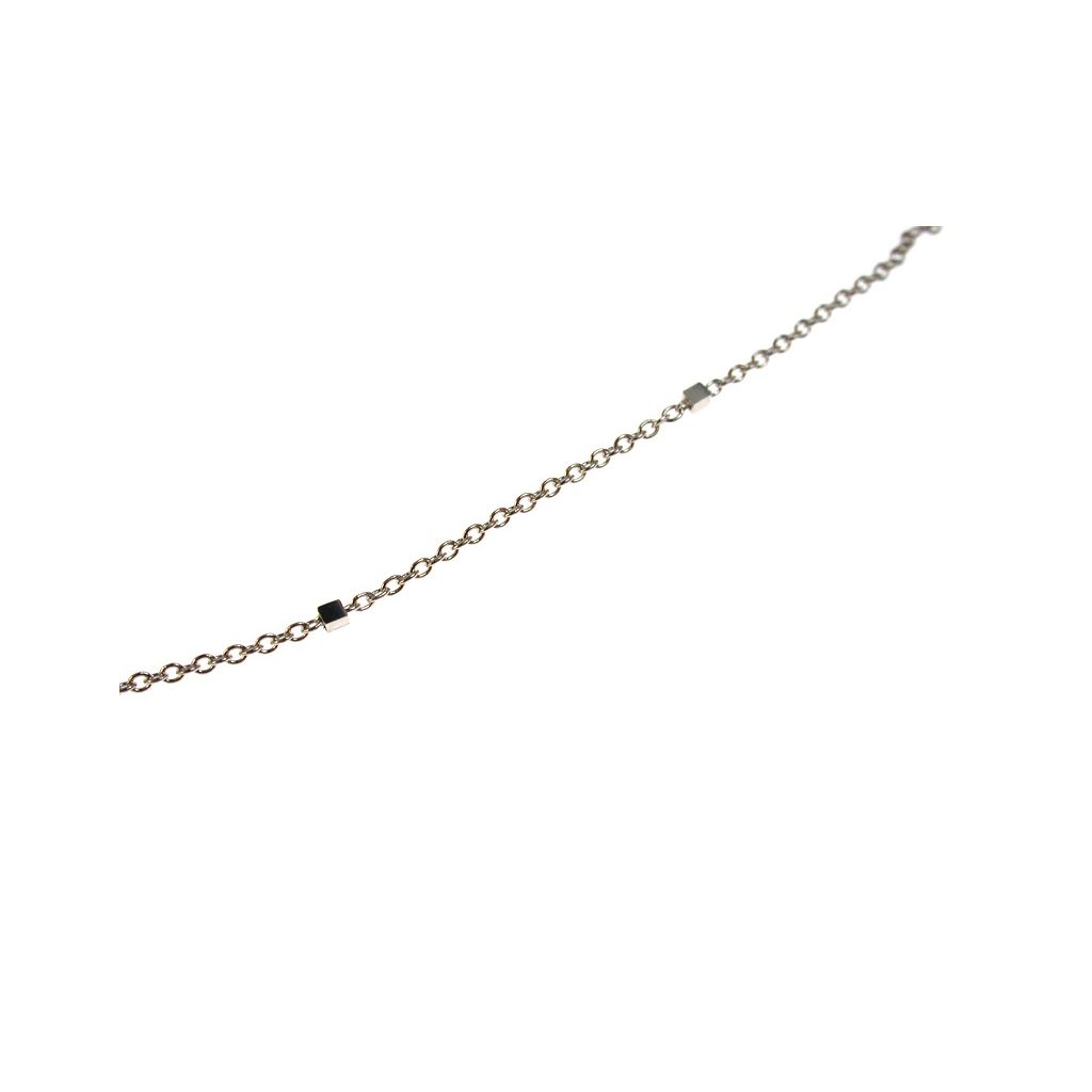 Tiny Bracelet for Baby (15cm) White Gold