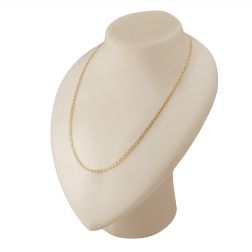 Necklace 50cm x2.70mm faceted tiger chain
