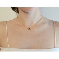 Ciondolo Cuori colorati foto indossata