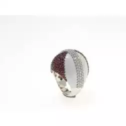 Anello Cupola Rubini