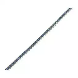 Bracciale Tennis Zaffiri Blu 16cm x 2,2mm