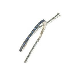 Blue Sapphires Tennis Bracelet 16cm x 2,2mm