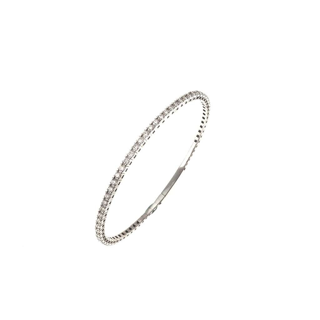 Bracciale Tennis Rigido Diamanti