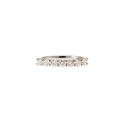 7 Diamond Ring Suspended 0.923ct in PLATINUM