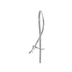 Bracciale Tennis Diamanti Squadrato Small 1,7mm