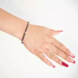 photo of worn DOT Tennis Bracelet x 2.90mm