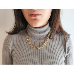 Collana a catena Marinara 51cm x 12.30mm foto indossata
