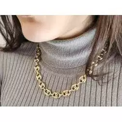 Collana a catena Marinara 51cm x 12.30mm foto indossata