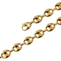 Navy chain Necklace 51cm x 12.30mm