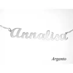 Collana Nome ANNALISA In Argento - Pezzo Unico