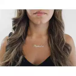 Collana Nome PAMELA In Argento - Pezzo Unico FOTO INDOSSATA