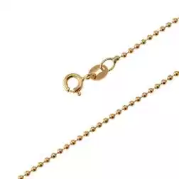 Bracciale palline oro giallo 18cm x 1,5mm