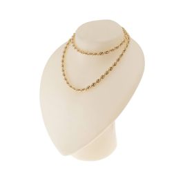 Collana Laccio Corda 80cm x 6mm Oro Giallo
