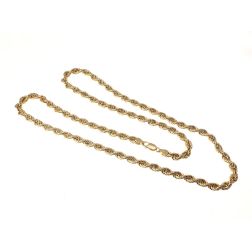 Collana Laccio Corda 80cm x 6mm Oro Giallo