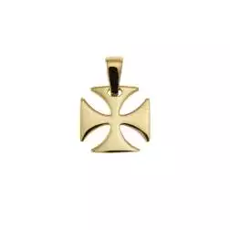 Croce dei Templari in Oro Giallo 18kt