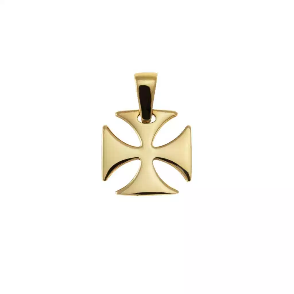 Croce dei Templari in Oro Giallo 18kt