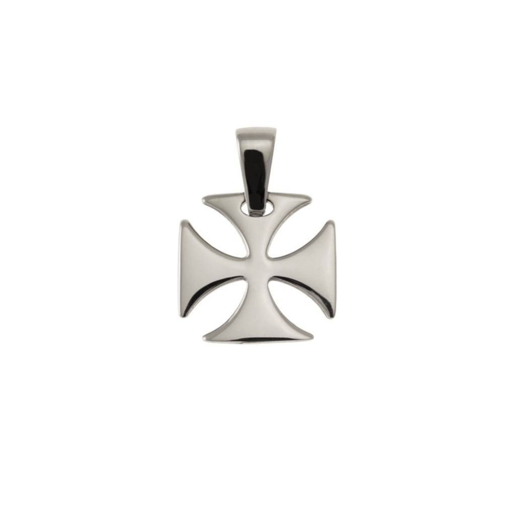 Croce dei Templari in Oro Bianco 18kt
