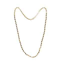 18kt Yellow Gold Three-Dimensional Rhombus Necklace