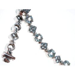Aquamarine Tennis Bracelet