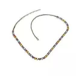 Girocollo tennis multicolor