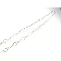 Collana Laccio 90cm a Cerchi 5+1 in Oro Giallo