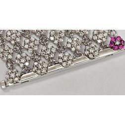 Bracciale multifilo floreale