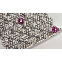 Multi-strand Floral Bracelet