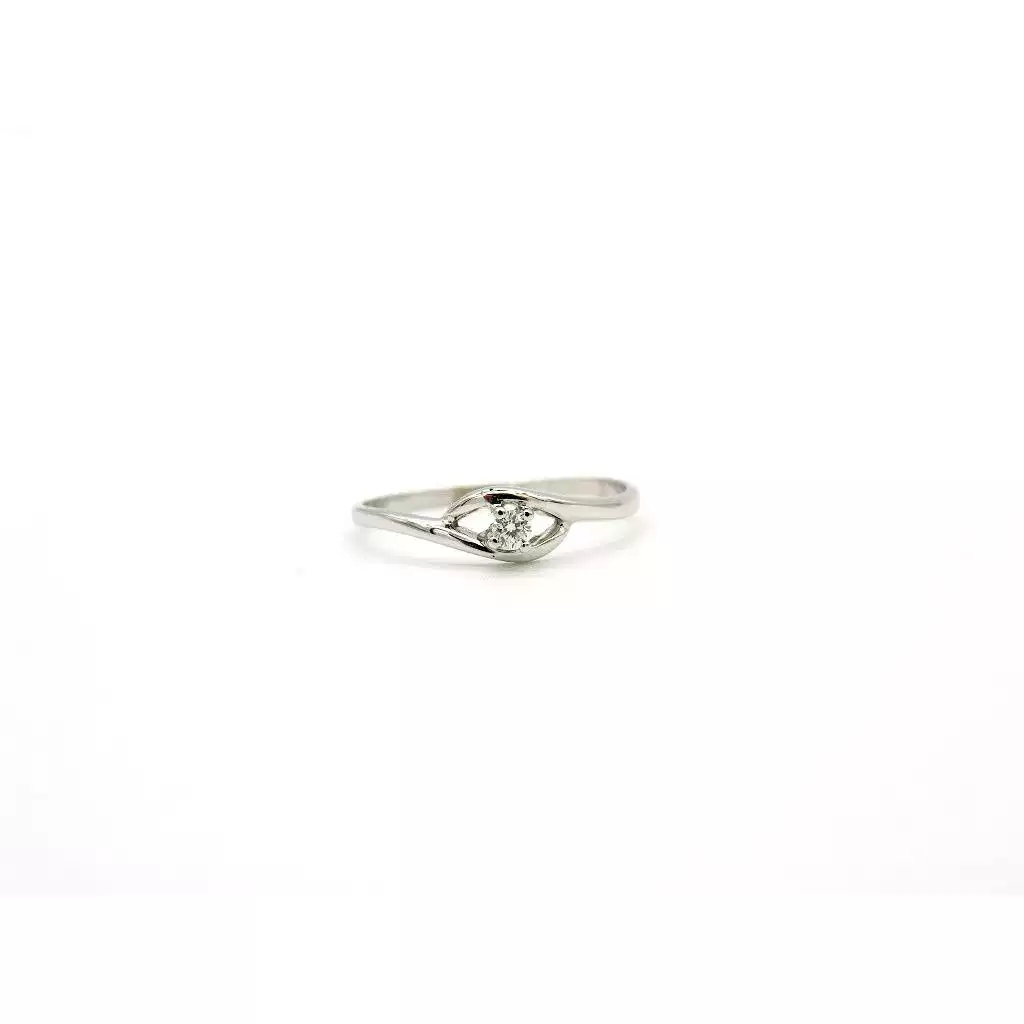 Solitario Diamante Fisheye