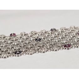 Bracciale multifilo floreale