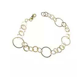 Bracciale Cerchi 5+1 Lunghezza 16cm