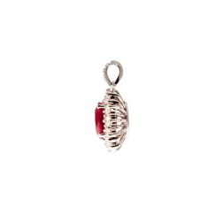 Ciondolo Kate Rubino 1,54ct Ovale 8x6mm