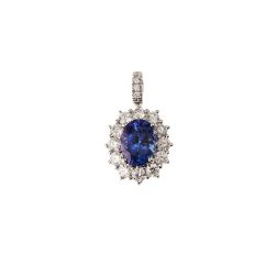 1.62ct Tanzanite 8x6mm Kate Charm