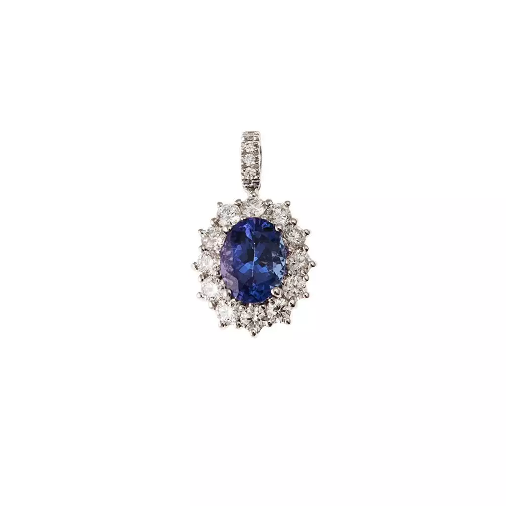 Ciondolo Kate Tanzanite 1,62ct Ovale 8x6mm