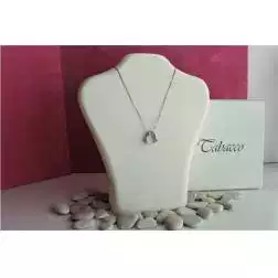 Diamond Heart double venetian Necklace